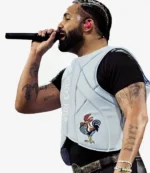 Drake Wireless Festival 2025 Stay Cocky Blue Vest