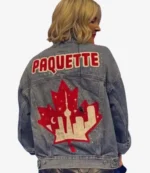 Elite Wrestling All Out 2025 Toronto, Ontario Renee Paquette Canada Blue Denim Jacket