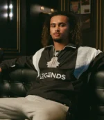 Future Legends Starter Windbreaker Half-Zip Jacket Black