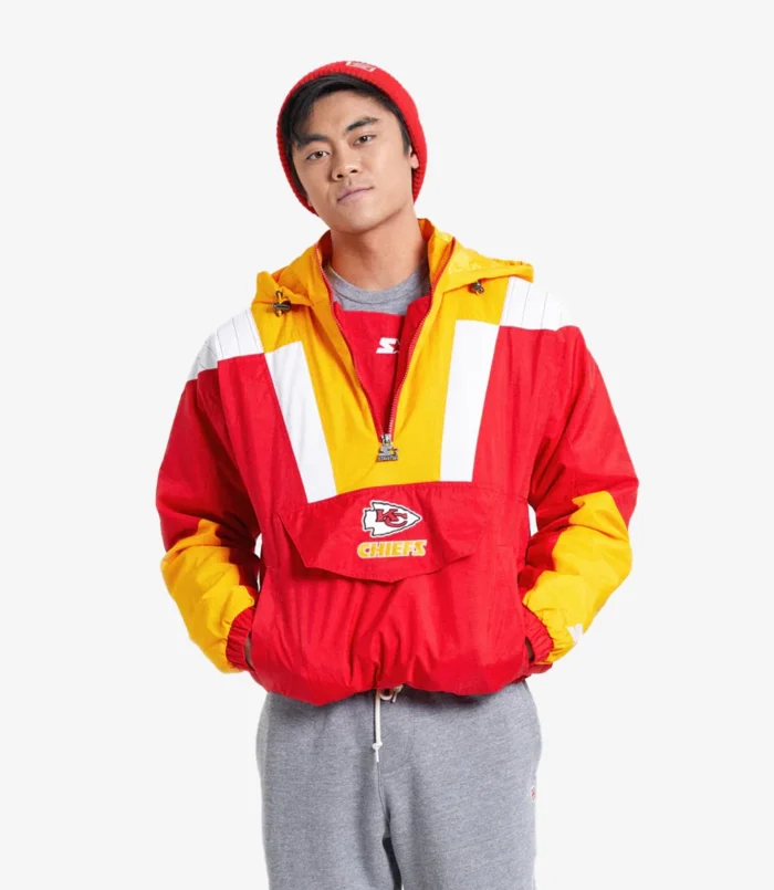 HOMAGE X Starter Kansas City Chiefs Half-Zip Pullover Jacket