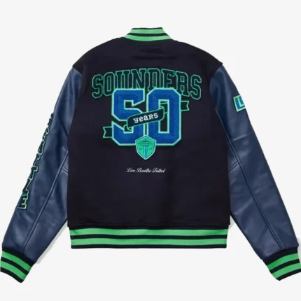 Major League Soccer Seattle Sounders FC 50th Anniversary Wool Varsity Jacket