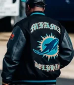 Malik Washington Rivalries Miami Dolphins Varsity Jacket For Unisex