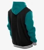 Miami Dolphins New Era Black Full-Snap Fleece Hoodie Jacket