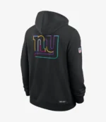 New York Giants Nike Black 2025 NFL Crucial Catch Sideline Standard Issue Dri-FIT Hoodie For Unisex
