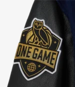 Oklahoma City Thunder OVO x NBA Full-Snap Varsity Jacket For Unisex