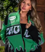 Philadelphia Eagles Kelly Green Premium Racing Jacket
