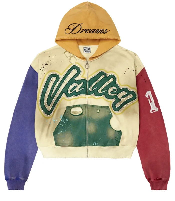 Unisex Vale Forever Collage Zip UP Jacket