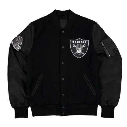 Vegas Raiders MA-1 Historic Varsity Jacket 1