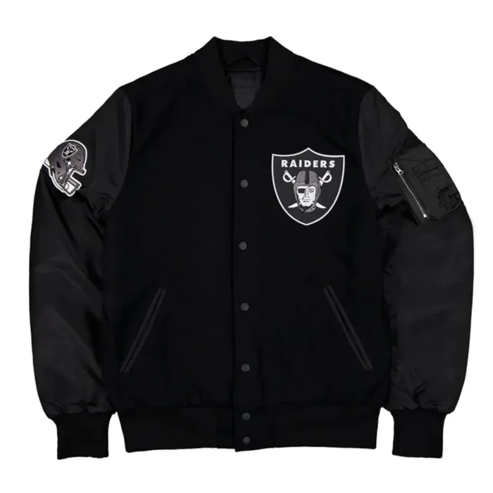 Vegas Raiders MA-1 Historic Varsity Jacket 1