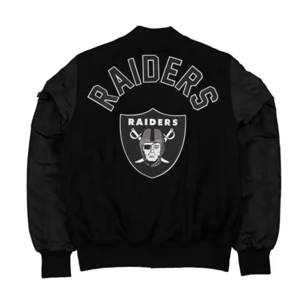 Vegas Raiders MA-1 Historic Varsity Jacket 2