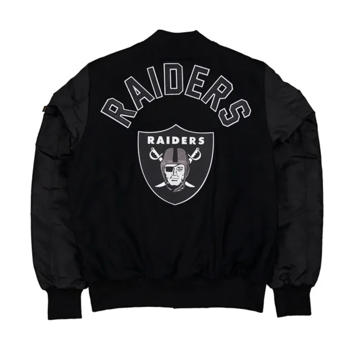 Vegas Raiders MA-1 Historic Varsity Jacket 2