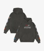 Unisex 2025 Las Vegas Grand Prix Retro Patch Pullover Black Hoodie