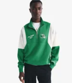 Abercrombie Philadelphia Eagles Half-Zip Green Sweatshirt