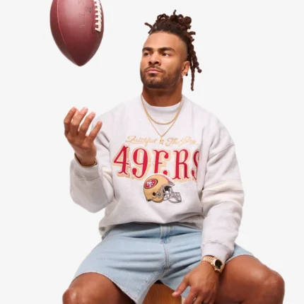 Unisex Abercrombie San Francisco 49ers Graphic Crew Sweatshirt