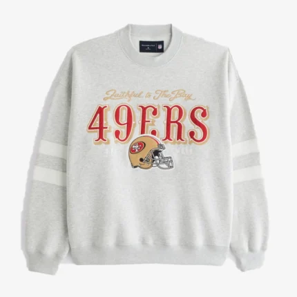 Abercrombie San Francisco 49ers Graphic Crew Sweatshirt