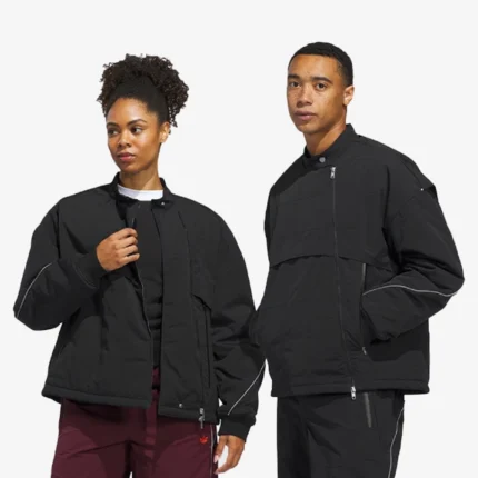 Unisex Adidas Motor Ave Black Racer Jacket