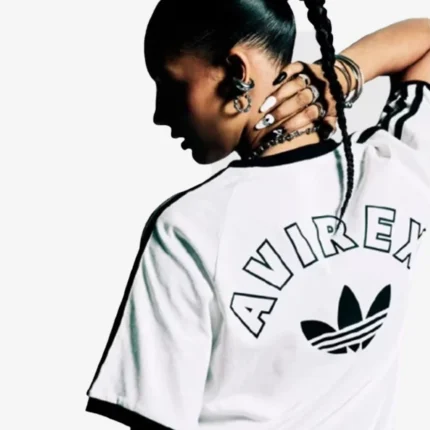Unisex Adidas x Avirex White T-shirt