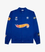 Adidas x Sean Wotherspoon x Hot Wheels Blue Bomber Jacket For Unisex