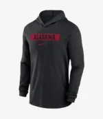 Alabama Kalen Deboer Sideline Performance Black Pullover Hoodie