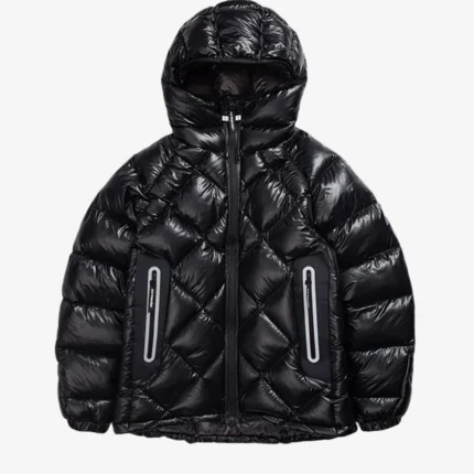 Unisex And Wander Diamond Stitch Down Black Quilted Jacket