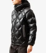And Wander Diamond Stitch Down Black Quilted Jacket