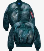 Unisex Awake NY x Alpha Industries MA-1 Bomber Jacket Blue