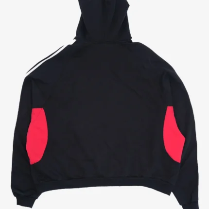 Balenciaga x Adidas Black And Red Hoodie