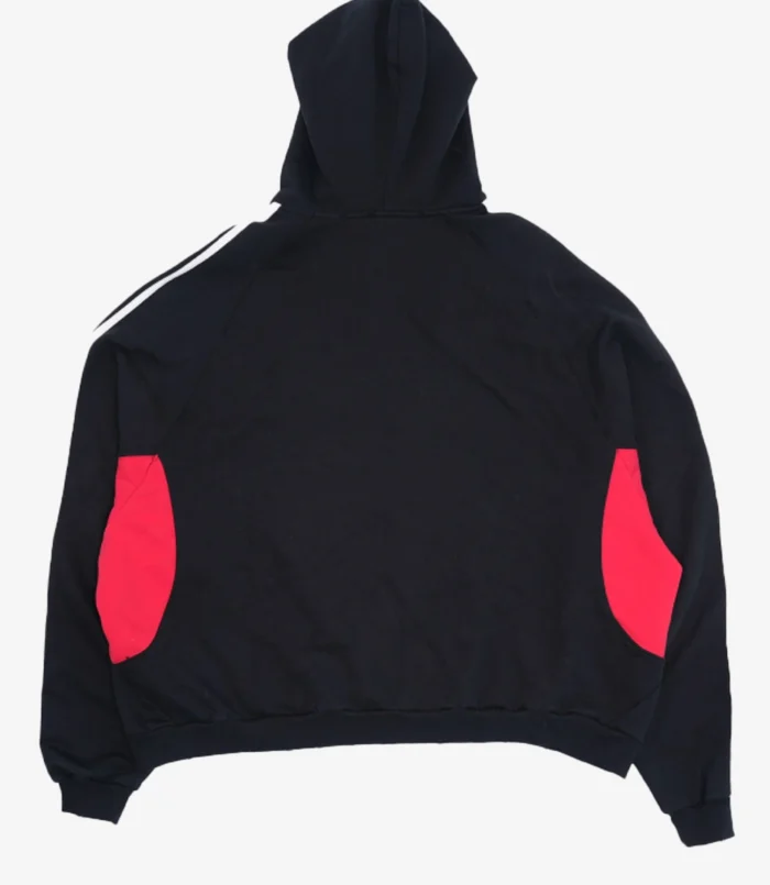 Balenciaga x Adidas Black And Red Hoodie