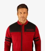 Unisex Ben Richards Film The Running Man 2025 Glen Powell Red Jacket