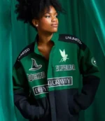 Unisex BoxLunch Wicked Elphaba Defying Gravity Racing Jacket