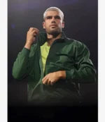 Unisex Carlos Alcaraz Rolex Paris Masters 2025 Green Jacket