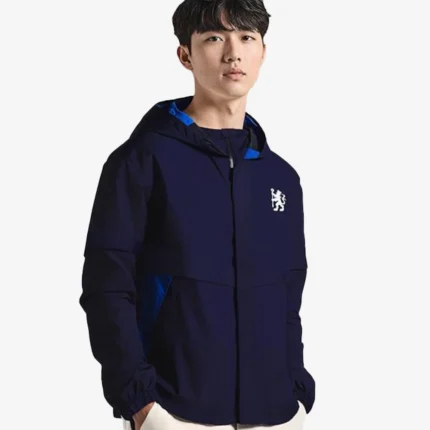 Unisex Chelsea 2025 Windbreaker Navy Blue Jacket