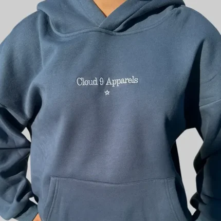 Unisex Cloud 9 Club Blue Hoodie Sweatshirt