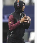 Coach Jayden Daniels Washington Commanders Nike 2025 Sideline Sleeveless Hoodie