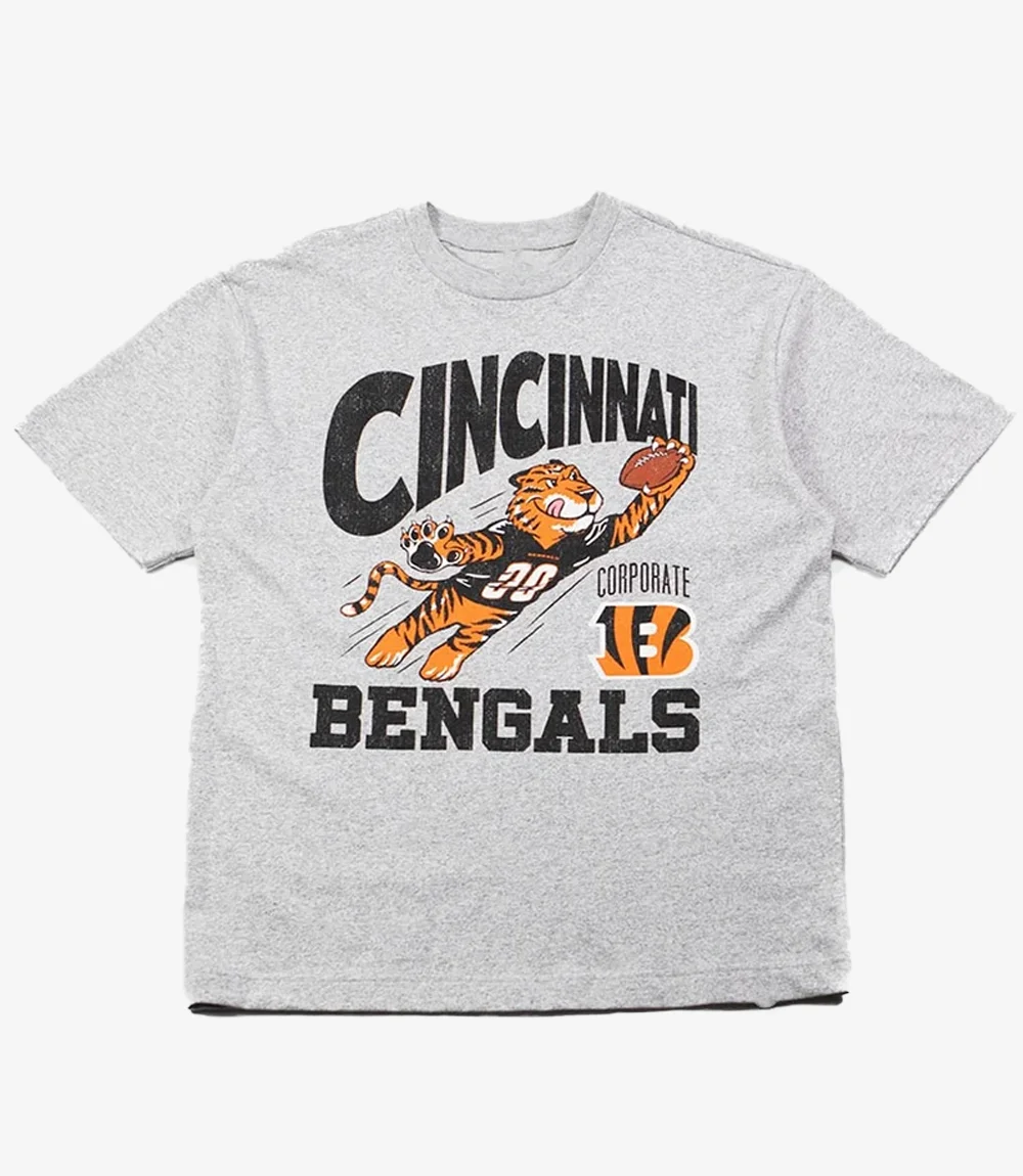 Corporate x ’47 Gray Cincinnati Bengals Foundation Grey T-Shirt Corporate x ’47 Gray Cincinnati Bengals Foundation Grey T-Shirt For Unisex