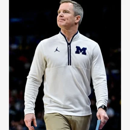 Dusty May Michigan Wolverines Jordan Brand Victory Half-Zip Sweatshirt Unisex