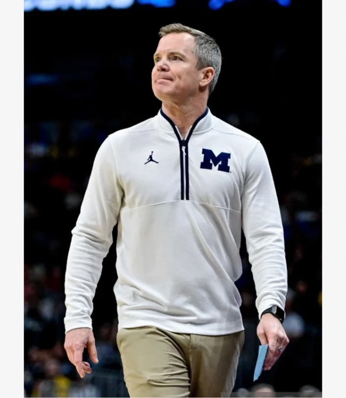 Dusty May Michigan Wolverines Half-Zip Sweatshirt