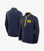 Dusty May Michigan Wolverines Jordan Brand Victory Half-Zip Sweatshirt For Unisex