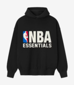 Unisex Fear of God x NBA Black Sport Hoodie