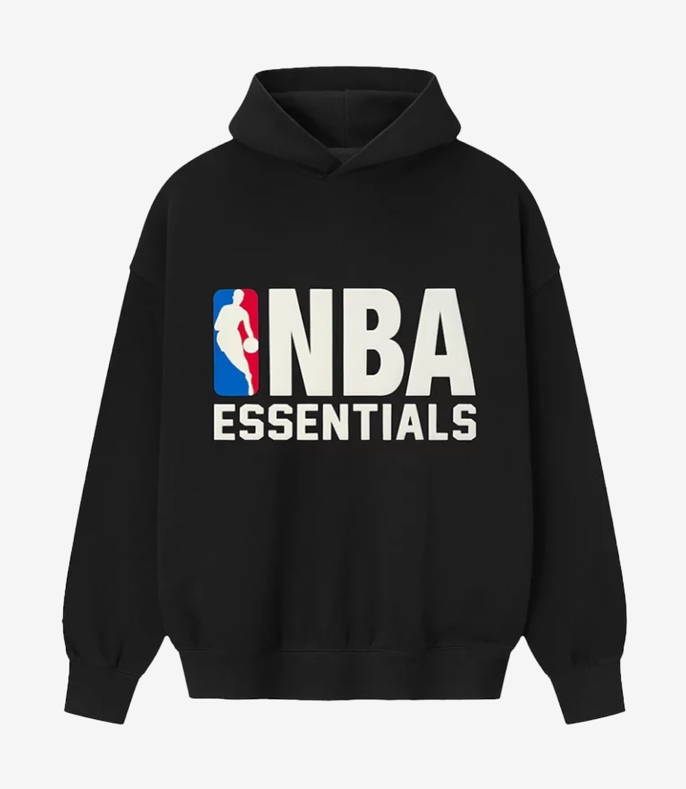 Fear of God x NBA Black Sport Hoodie Unisex Fear of God x NBA Black Sport Hoodie