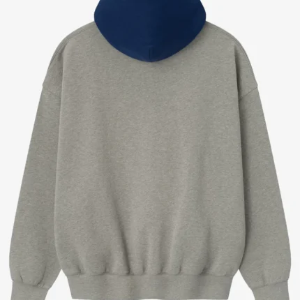 Fear of God x NBA Heather Gray & Royal Blue Sport Hoodie