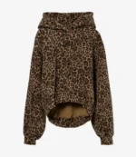 Unisex GAP Leopard Print Pullover Hoodie