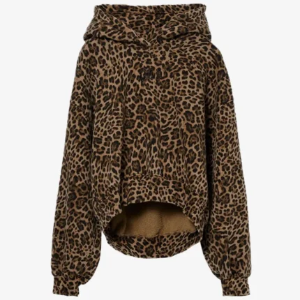 Unisex GAP Leopard Print Pullover Hoodie