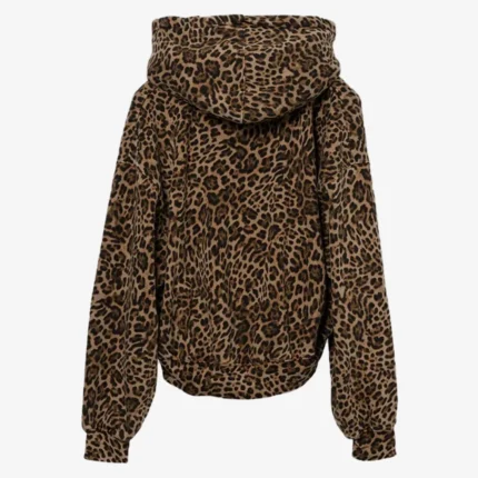 GAP Leopard Print Pullover Hoodie