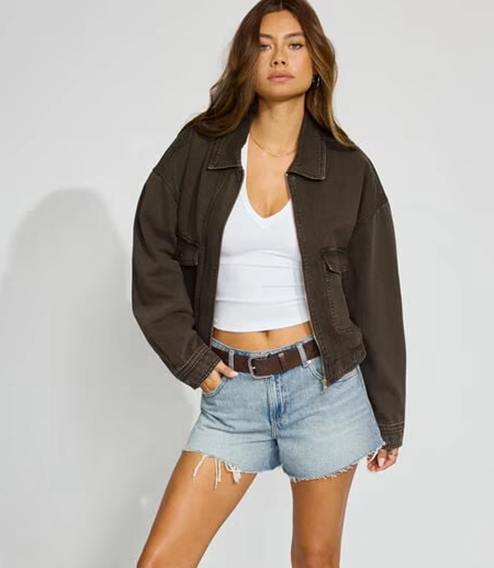 Garage Twill Bomber Jacket Women's Garage Twill Bomber Jacket