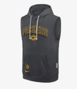 Green Bay Packers Nike 2025 Sideline Sleeveless Hoodie
