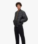 Hugo Boss Water-repellent puffer jacket with two-way zip