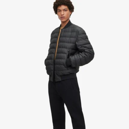 Hugo Boss Water-repellent puffer jacket with two-way zip