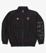 Unisex Hypebeast x Umbro 20th Anniversary Spellout Black Track Jacket