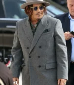 Unisex Johnny Depp Paris Fashion Week 2025 Grey Blazer
